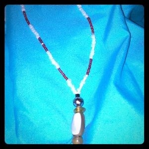 Hand beaded necklace